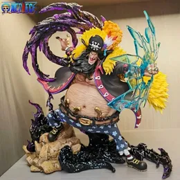 Figuras de brinquedo de ação 22cm One Piece Anime Figura Barba Negra Estatueta de ação Ensine Gk Estátua de PVC Modelo Coleção Boneca Presentes de Natal ldd240312