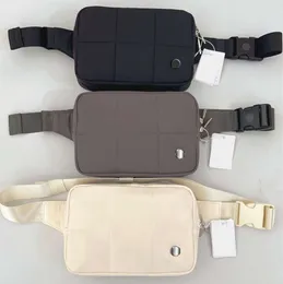 Ll Sınırlandı Izgara Kemer Çantası Yoga Çantalar Spor Omuz Kayışı Çok Functurm Mobil Telefon Cüzdanı 3 Renk Yüksek Kalite