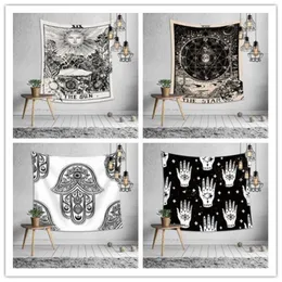 ベッドルームの壁を吊るしタペストリー装飾Euramerican Divination Astrology Printing Tablecloth Bed Sheet Yoga Mat Beach Towel Party316J