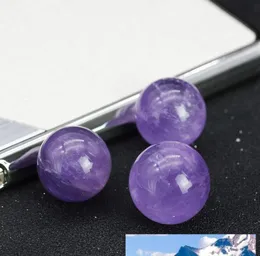 Sfera di pietra di quarzo ametista rosa naturale sfera di cristallo di fluorite palla di guarigione pietra preziosa 18mm20mm regalo per la famiglia ven sqcLtv homes202842249