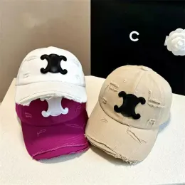 Mode baseball hatt designer för kvinnor lyxiga män duk hatt klassisk broderi personlighet trend toppade mössa sommar strand sol hatt