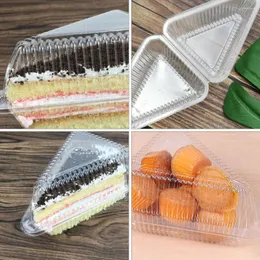 Take Out Containers Meal Prep Container Triangular Cake Box Cheesecakes Plastic With Lids