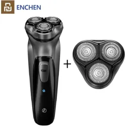 Управление в наличии Youpin Enchen BlackStone электробритва бритва 3D мужская моющаяся TypeC перезаряжаемая машина для бритья триммер для бороды Portab