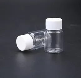 30 ml klar plast Small Packing Bottles Pill Capsule Bottle With Screw Cap6817149