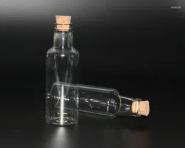Flaskor 50st 22 60 7mm 12 ml Öka Mini tom klar glasflaska med kork små flaskor burkar för bröllop semester dekoration gåvor