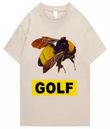 골프 스케이트 Tshirts 유니와이즈 Wang Tyler 제작자 랩퍼 힙합 음악 Tshirt Cotton 남자 티셔츠 티 셔츠 2204088402821