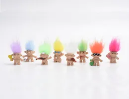 Il nuovo Kawaii Capelli colorati Troll Doll Membri della famiglia Troll asilo Ragazzo Ragazza Troll Giocattolo Regali8135771