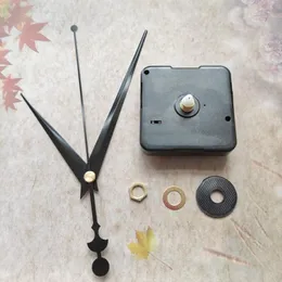 Todo 50 pçs 12mm eixo relógio de quartzo movimento sem tic silencioso caber diy mãos pretas reparar sua parede clocks203o