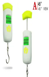 Mini balança digital para pesca, bagagem, viagem, pesagem, balança eletrônica de pendurar, 50kg x 001kg2800154