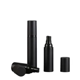 15ml 30ml 검은 색 에어로스 병 로션 크림 펌프 플라스틱 컨테이너 진공 스프레이 화장품을위한 디스펜서 OKMTF SKMAS