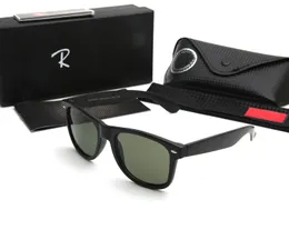 نظارات الطيران الكلاسيكية RB نظارات شمسية كبيرة إطار معدني أخضر Green Classic UV400 Glass Lens عالية الجودة مع الصندوق الأصلي