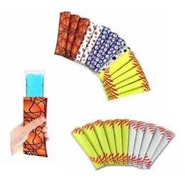 Baseball Popsicle Holder Pop Rleves Ice Lolly Torka Summer Kids Sleeves Zers Popsicle Holders Summer AAA654 MOTB2958553