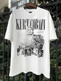 Sam vintage ke wygląda jak stary modny zespół Nirvana, American VTG Washed Half T-shirt Ediq