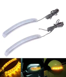 2Pcs Universal Auto LED DC 12V Rückspiegel Blinker Stoßstange Streifen Blinker Licht Blinker Rückspiegel blinker Light9532794