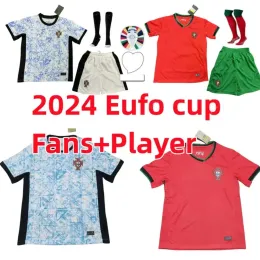 Euro Cup 24 25 Maglie da calcio RoNalDo JOAO FELIX Maglie portoghesi RUBEN NEVES DIOGO PORTUGIESER Maglia da calcio portoghese CR7 Kit uomo bambino