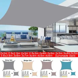 300D Outdorood Waterproof Waterproof Sail Shade Garden Beach Camping Terrace Namiot Namiot 240309