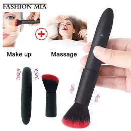 Massagegerät für Zuhause, elektrisch, automatisch, Kosmetikbürste, 10-Gang-Vibration, Klitoris-Stimulator, Massagegerät für Erwachsene, Massagespielzeug, Vibrator, Make-up-Pinsel