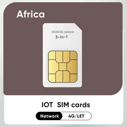 Afryka używa karty SIM 500M Elastyczny plan danych bez umowy zaprojektowanej dla urządzeń IoT CAT1 CAT4 Roaming