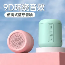 スピーカー20220905JGHUJ AI BLUETOOTH SMOLL SPEAKER CYLINDRICAL COMPUTER DESKTOPポータブルプラグインカード携帯電話接続オーディオ