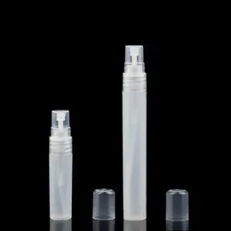 5ml 10ml Frosted Plastic Atomizer Tube Empty Refillable Matte Fragrance Perfume Scent Sample Spray Bottles for Travel 017Oz 034Oz Ojcts Tsdl