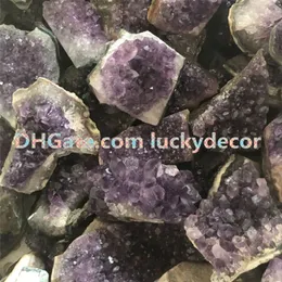 1000G TOP Urugwaj ametyst kwarcowy geode minerałowe próbkę mineralną losową rozmiar nieregularny surowy szorstki czakra leczenie fioletowe kryształowe gemsto2200