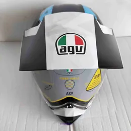 Capacete off road AGV AX9 com cobertura completa para motocicleta masculina e feminina corrida Rally 103 31C7