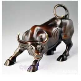 5 5 Big Wall Street Bronze Fierce Bull Ox Statue220V