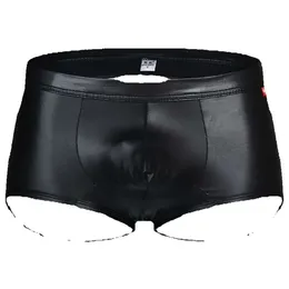 B Boxer B Shorts B Jockstrap Sexy Underpants Leather Men's T-Back Panties Sissy Gay Pouch Erotic Boxershorts Underwear For Men Oxer T-Ac GG oxer T-ack oxershorts