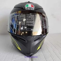 AGV K5S欠陥ダブルレンズ男性と女性用のオートバイライディングヘルメット27 RBLRのためのフルヘルメット