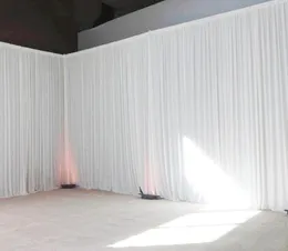 3M High3m Wide Wedding Starta Backdrop Backdrop Party Curtain Draps Performance خلفية ساتان جدار Drape Valan9276834