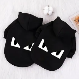 Vestuário para cães na moda marca roupas para animais de estimação camisola com capuz impressão design outono inverno labrador engrossar quente227o