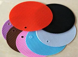 DIY cooking Mould slicone Honeycomb Mat Nonslip Heat Pad Food Platform isolated pad6189535