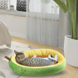 Avocado Shaped Open Type Dog Bed For Small Medium Dogs Cats Pets Warm Kennel All Seasons Pet Supplies305v