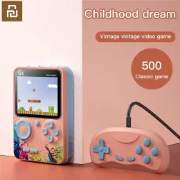 Kontroluj nowe urządzenie do gry Youpin G5 500 gier LCD Ekran Retro Game Console Toys for Child Adult