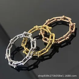 продам двойное U-образное кольцо в форме подковы для женщин, легкая и роскошная ниша с защитой цвета, высокая версия