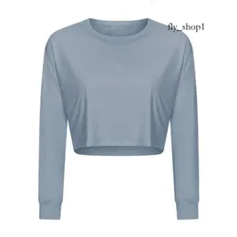 Al0lulu Yoga Tops Aloyoga Women Sports Running Top Slim Long Sleeve Fitted Clotes Exercise TrainingTシャツGirl New Fashion Pink白い黒い仕事257