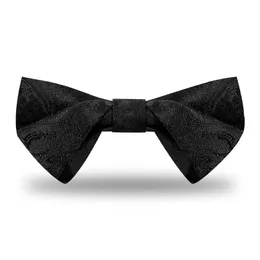 Bow Ties 2022 Designer Marca Retro Bowtie para Homens Estilo Italiano Noivo Festa Borboleta Gravata Poliéster Seda Duas Camadas Caixa de Presente Drop Deliv Otsf5