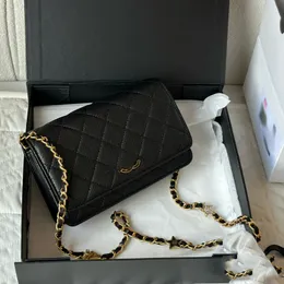 24 SS WOC Star Chain Bag Caviar Bag 20cm Designer Woman Bag na ramię Cowhide Diamond Złote Sprzęt Metalowe zapięcie Luksusowa torebka torba makijażowa torba portfelowa torby