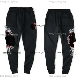 2024 America Street Chromees Hearts Calças de Impressão Sânscrita Masculina Alfabeto Sânscrito Outono Mulheres Cross Ch Sweatpants Ferradura Carta Impressão Calças M-2Xl 286