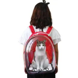 Borsa da trasporto per gatti traspirante Borsa da viaggio per animali domestici trasparente Spazio Zaino per capsule per gatti Cucciolo Astronauta Borsa da viaggio per il trasporto jllYor276a