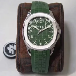 4 Colour Watches For Men 40mm Watch Automatic Cal 324 SC Green Gray Blue Dial 5167 Eta Rubber Strap ZF Factory Men's Wristwat274w
