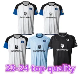 23 24 24 Koszulki piłkarskie Hamburger SV Vagnoman Onana Leibold Reis Kittel Glatzel Duziak 2023 2024 HSV Men Kit Kit Football Shirts 88899