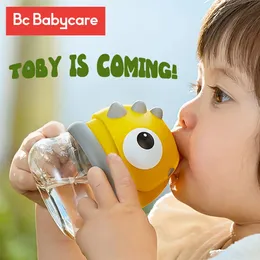 BC Babycare Kids Training Sippy/Duckbill Cup Gravity Ball Outdoor portatile per bambini a tenuta stagna con manico a forma di dinosauro/bottiglie d'acqua a fionda 240227