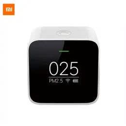 Kontroll Xiaomi Original PM2.5 Detektor Sensor Luftkvalitetsövervakning Högstabreision Lasersensor OLED SCREE SMART Hemdroppsfrakt