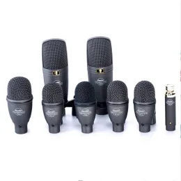 Mikrofone Superlux DRKF5H3 Drum-Mikrofon-Set, 8 Mikrofon-Sets für Bühnenauftritte, Studio und Percussion