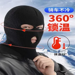 Copricapo, cappuccio, cappello Elite, calore da ciclismo invernale da uomo, resistenza al vento freddo, maschera a pieno facciale 238907