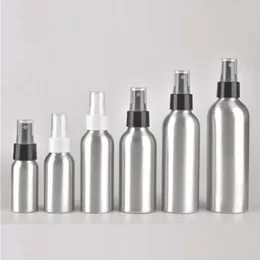 30 ml/50 ml/100 ml/120 ml/150 ml tragbare Aluminium-Sprühflaschen, Parfüm, leer, nachfüllbar, Pumpzerstäuber, Nebel, Reise-Make-up-Flasche Qvplw