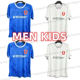 24 25 Universidad de Chile Soccer Jerseys 2024 2025 Osorio Fernandez Assadi Men Child Home Away Udechile Football Shirts Kids Kit Maillot de Foot