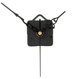 Bütün- Yeni DIY mekanizması kuvars saat hareket parçaları yedek onarım araçları seti kiti tamamen siyah eller hediye zarif240r