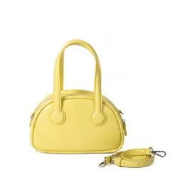 HBP Non-Brand New Candy Color Single Shoulder Crossbody Bag Small and Medium Half Round Dumpling Shaped Handheld Saddle